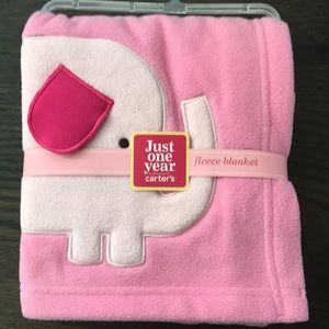 Carter’s fleece blanket 30 in x 36 in (76.2 cm x 91.4 cm) Brand new.